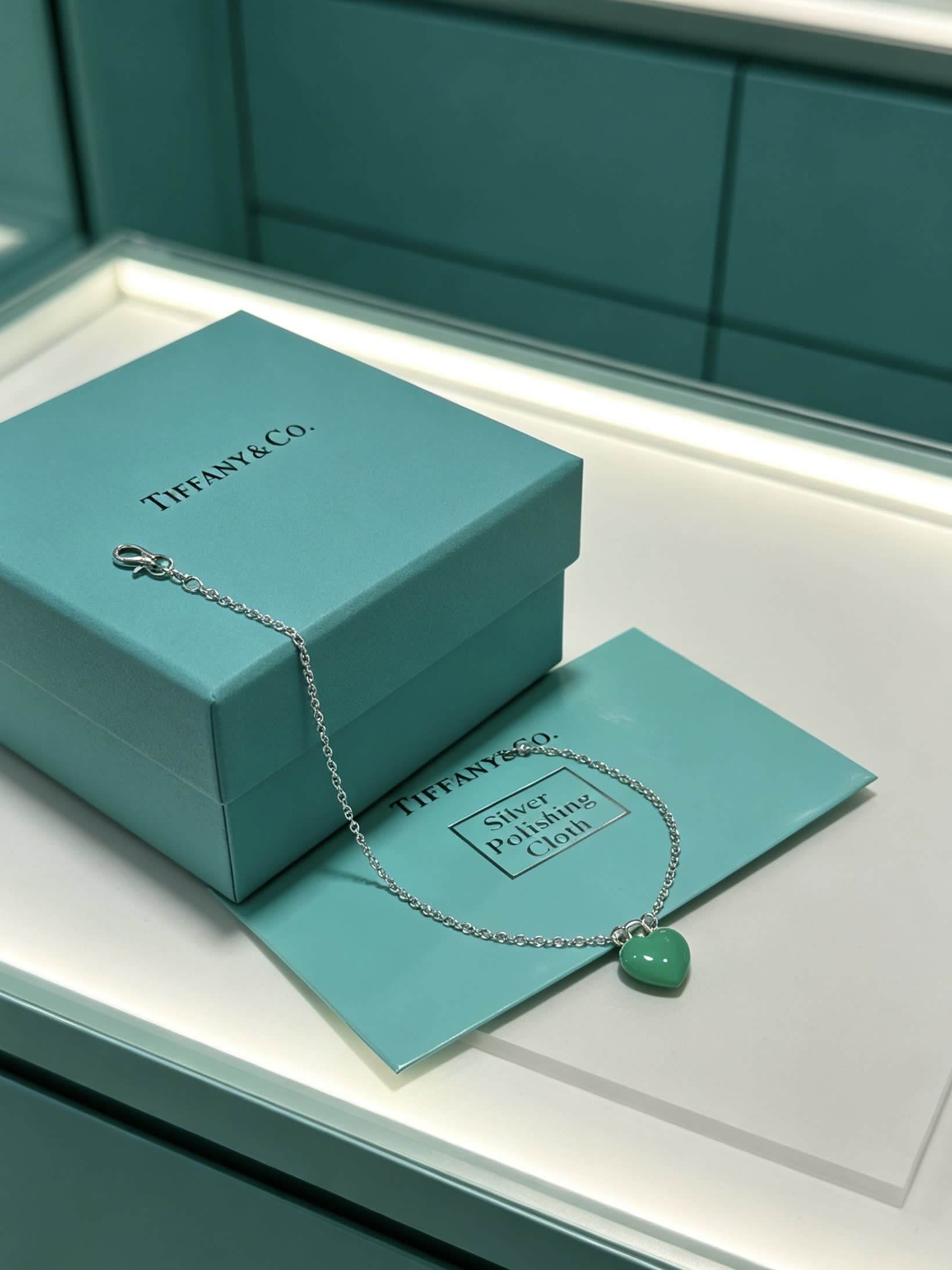 Tiffany & Co. Heart Charm Bracelet
